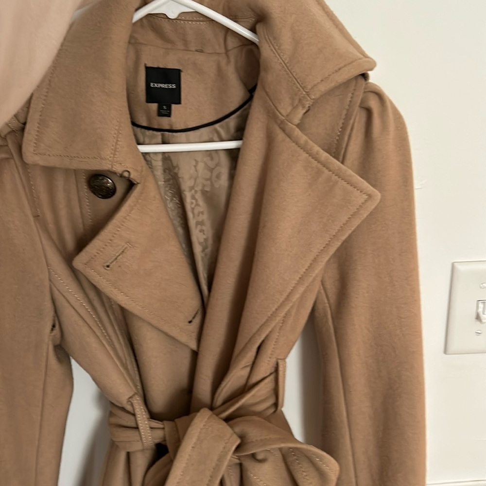 Womens wool trench coat